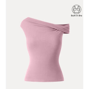 OGL Top Size L NEW Eco-SkinKiss Multi-wear Versatile Necklines Brami Top Pink